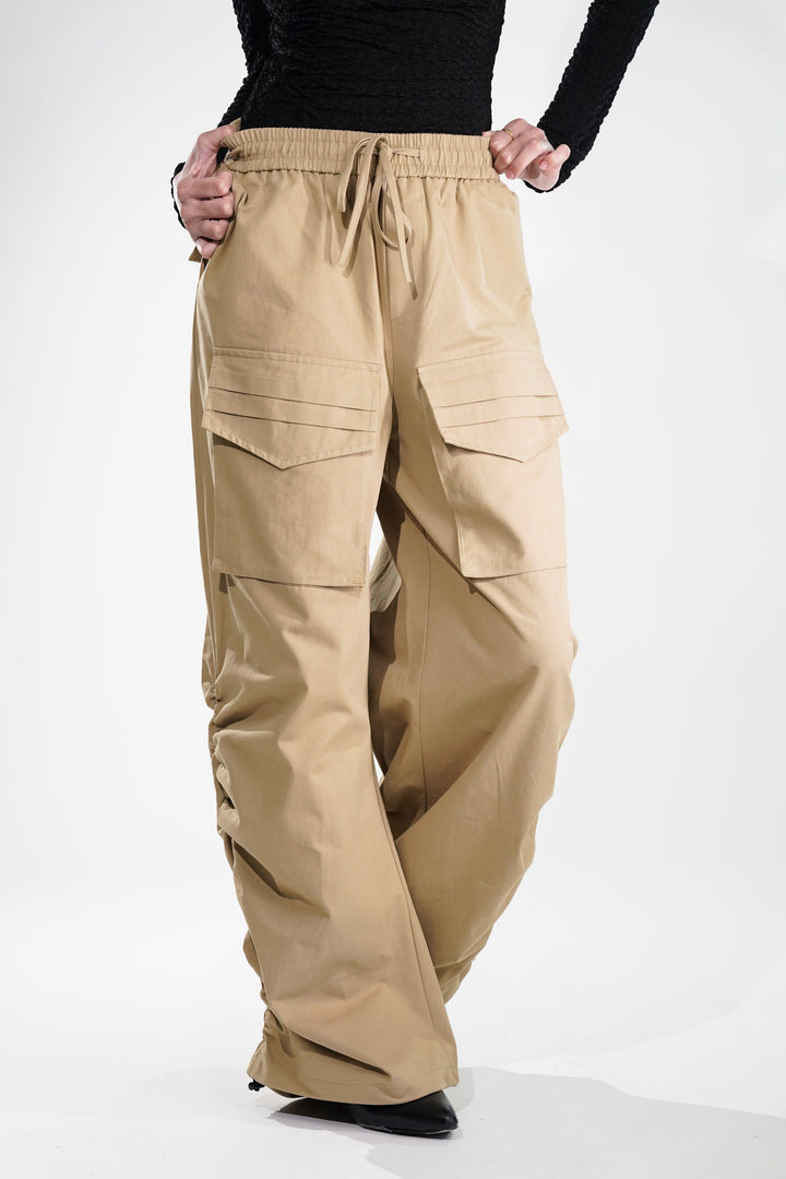 Khaki Comfort Cargo Pants