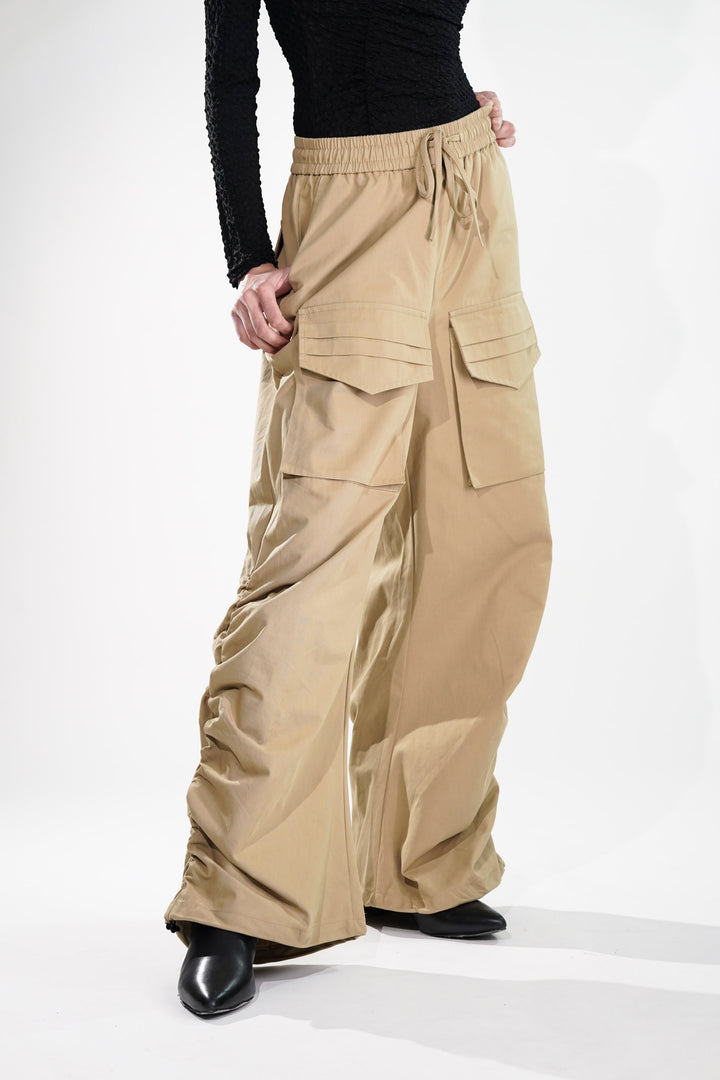 Khaki Comfort Cargo Pants