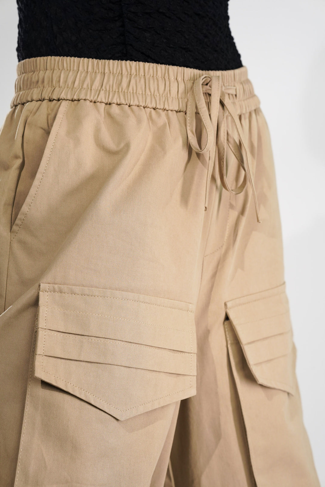 Khaki Comfort Cargo Pants