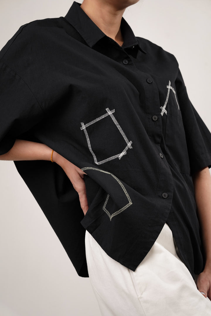 Blackened Summer Oversized Shirt