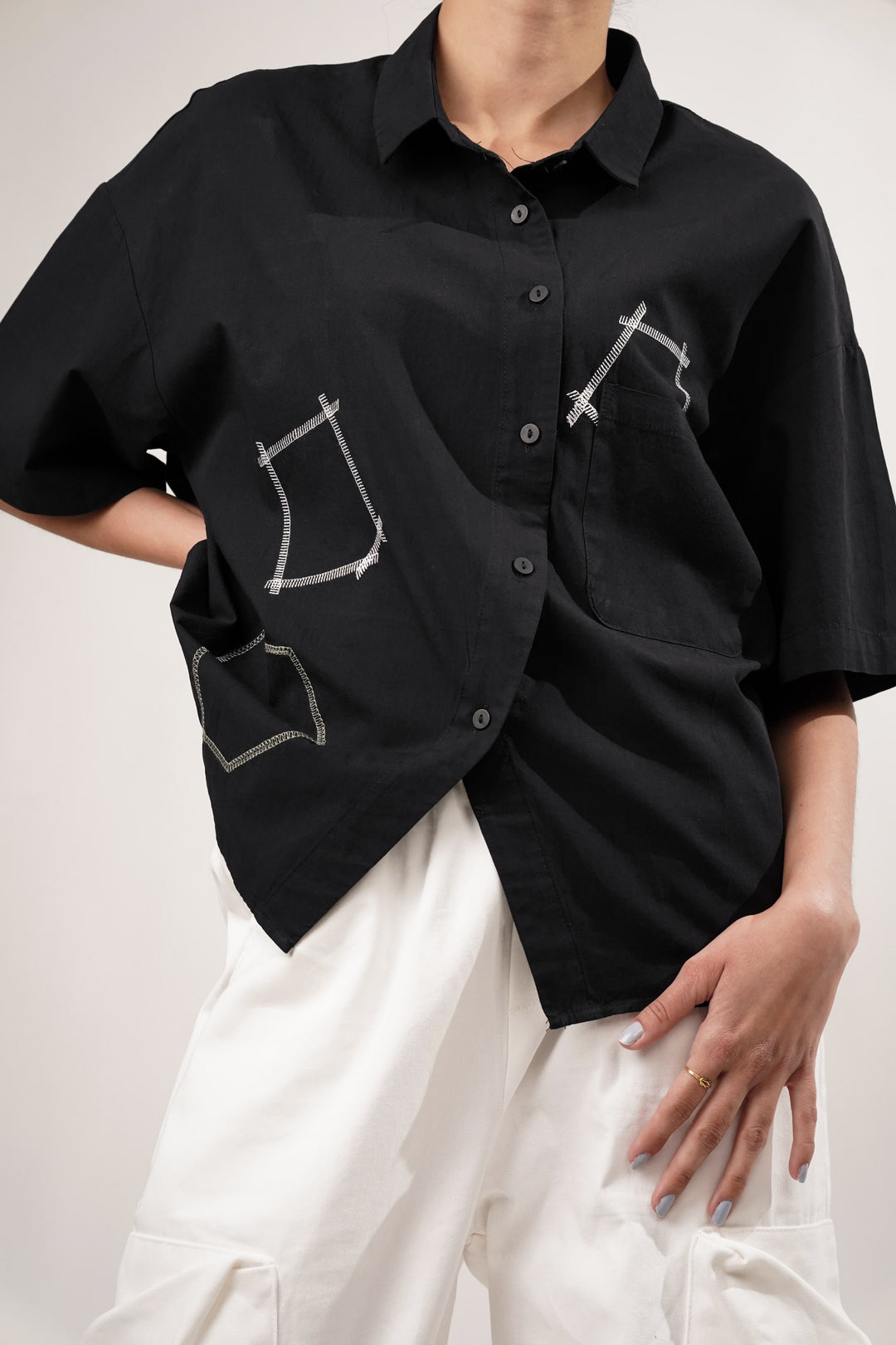 Blackened Summer Oversized Shirt