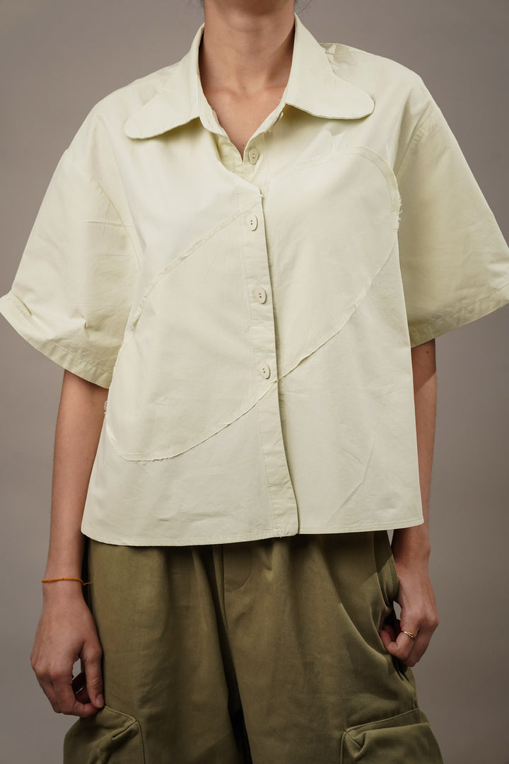 Oversized Cotton Blend Shirt for Women