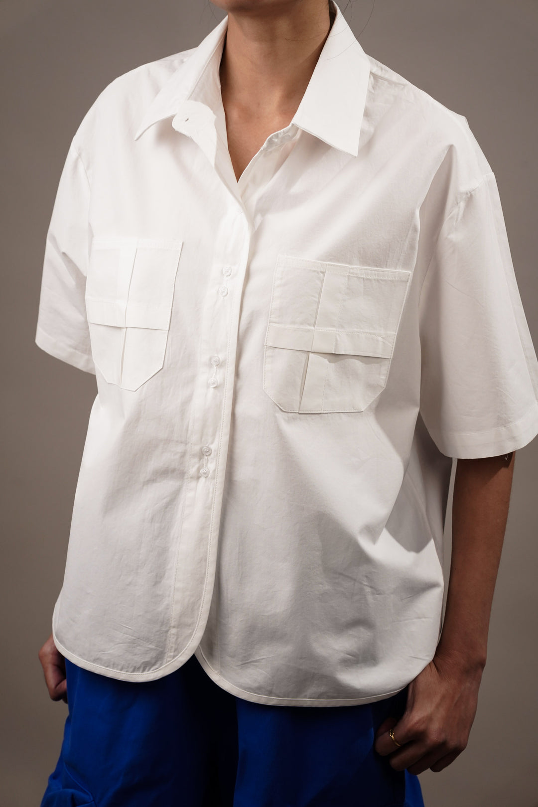 Stylish white streetwear shirts for women