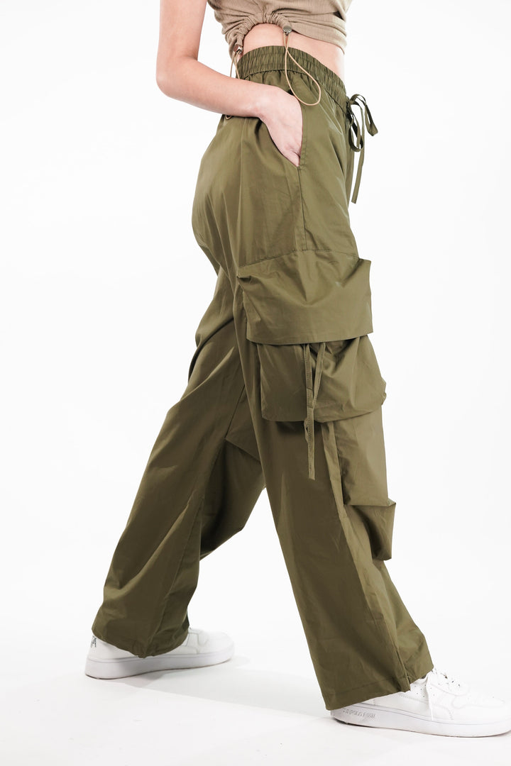 Wild Green Cargo Pants