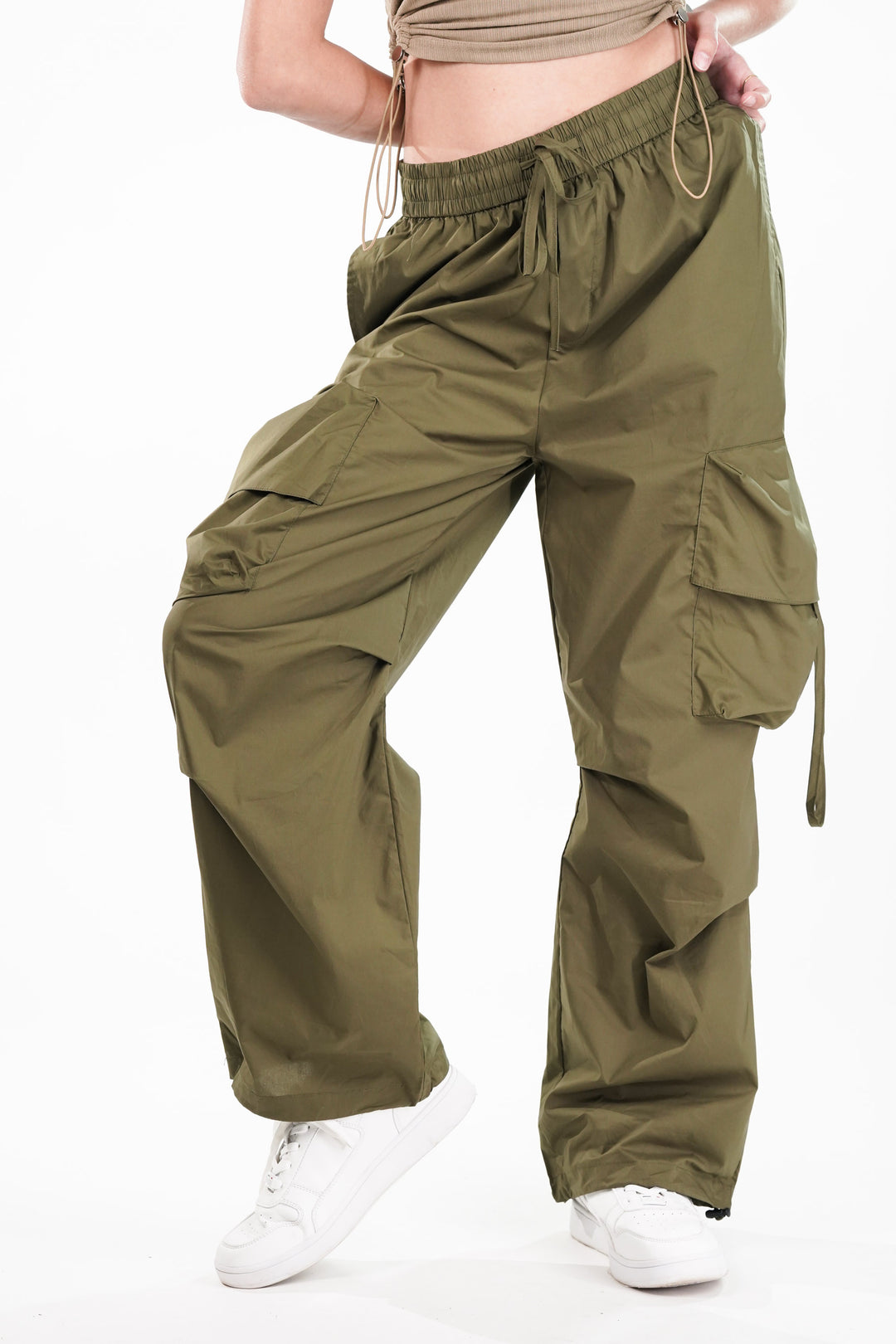 Wild Green Cargo Pants