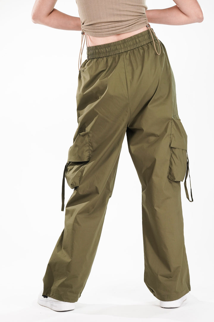 Wild Green Cargo Pants