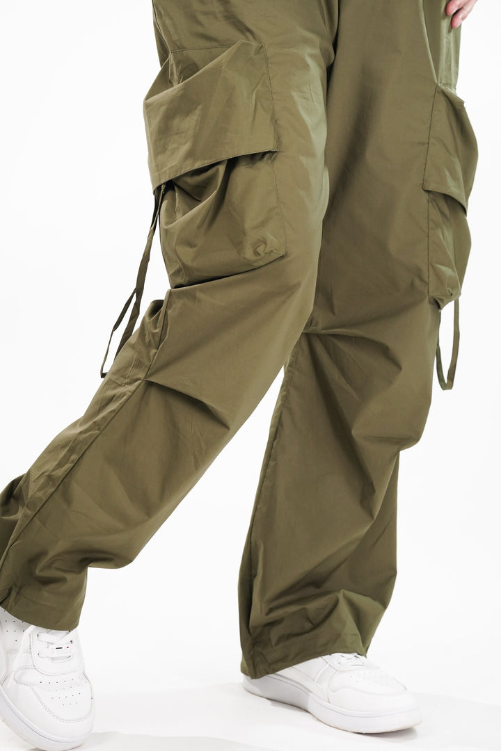 Wild Green Cargo Pants