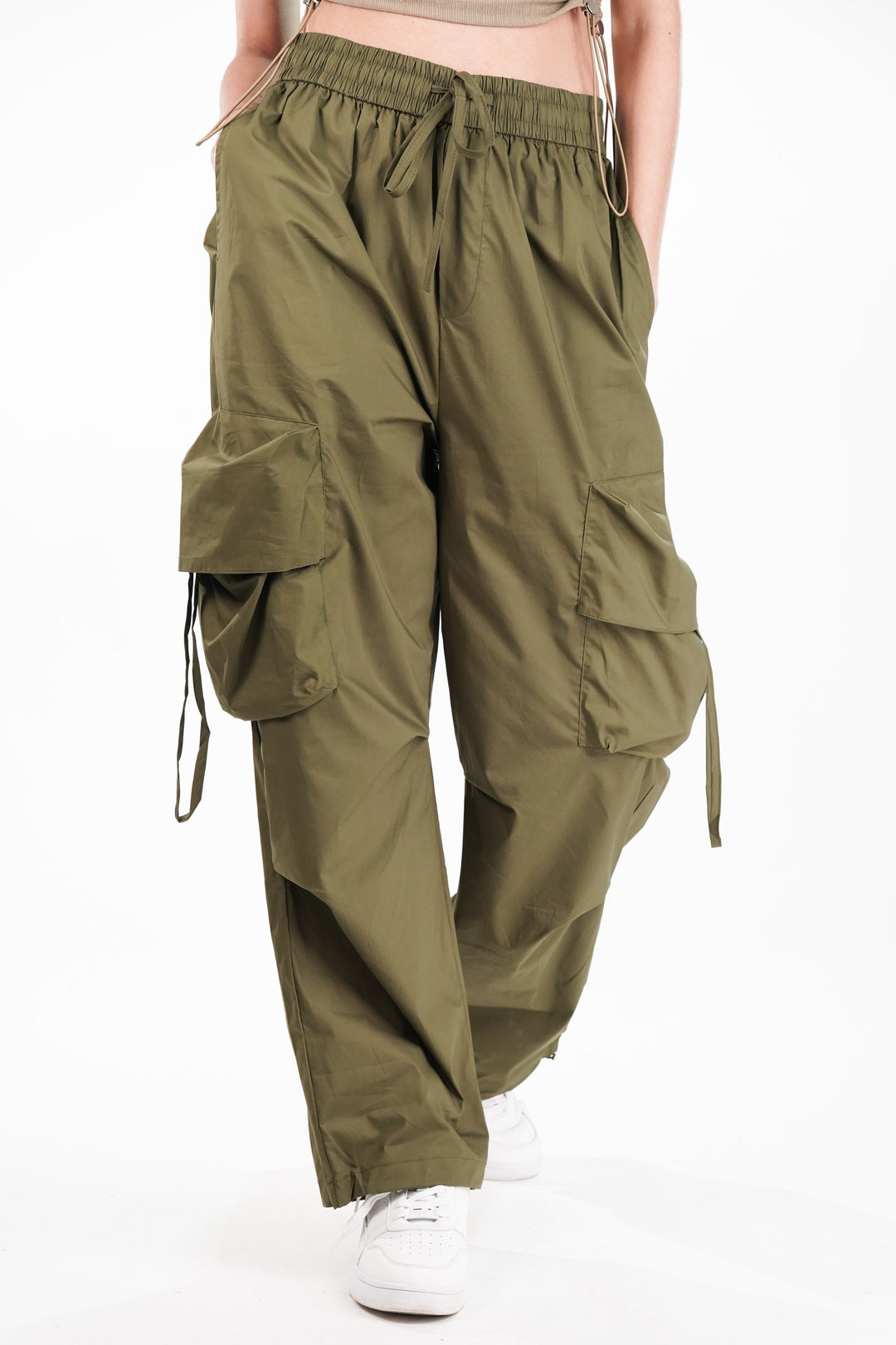 Wild Green Cargo Pants