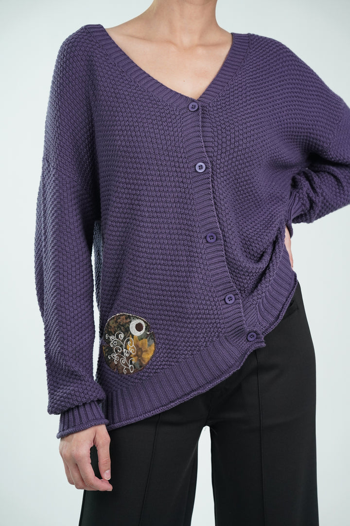 Pansy Buttoned Cardigan