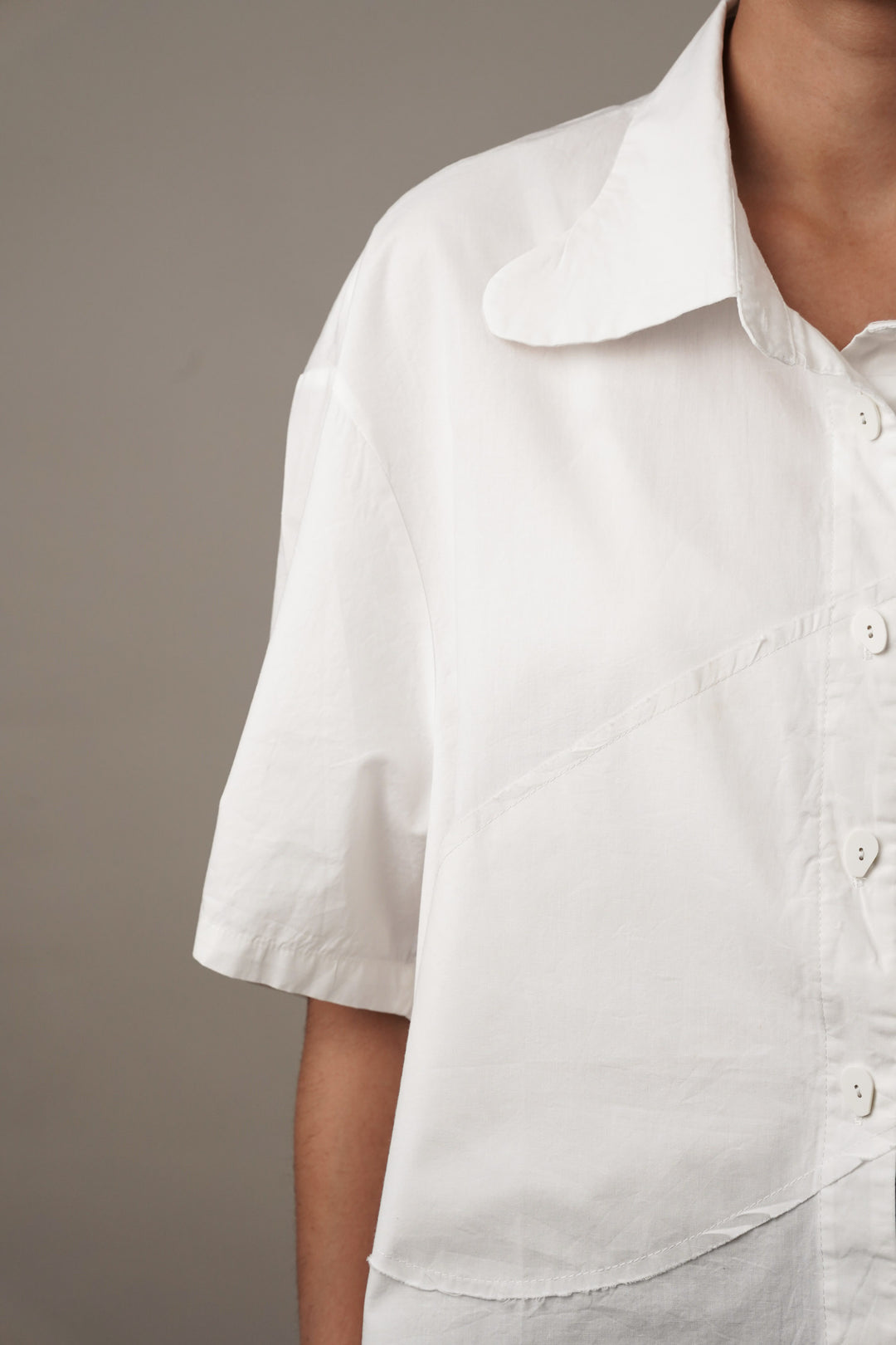 Arctic White Oversized Shirt