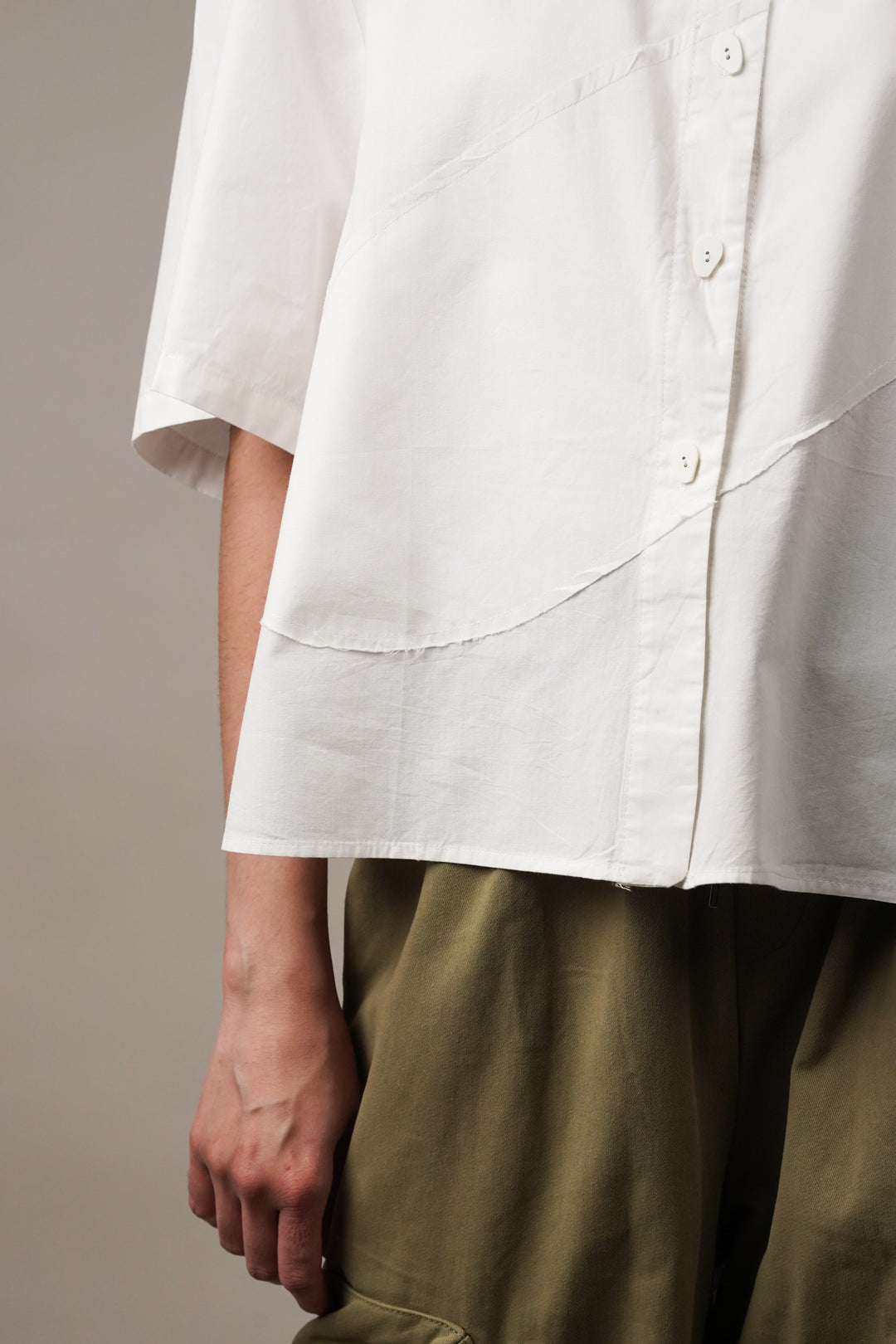 Arctic White Oversized Shirt