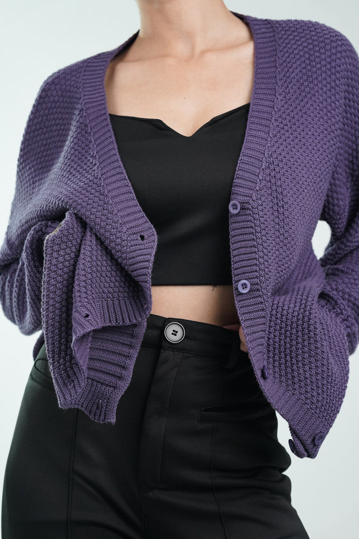 Pansy Buttoned Cardigan