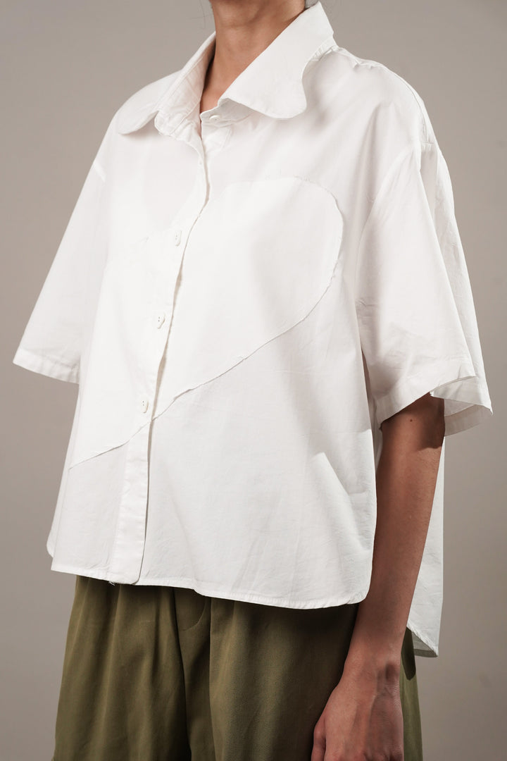 Arctic White Oversized Shirt