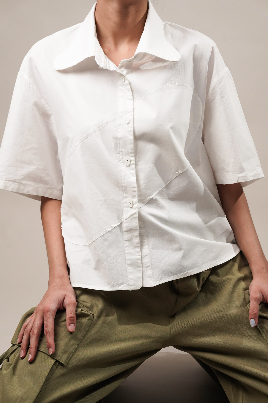 Arctic White Oversized Shirt