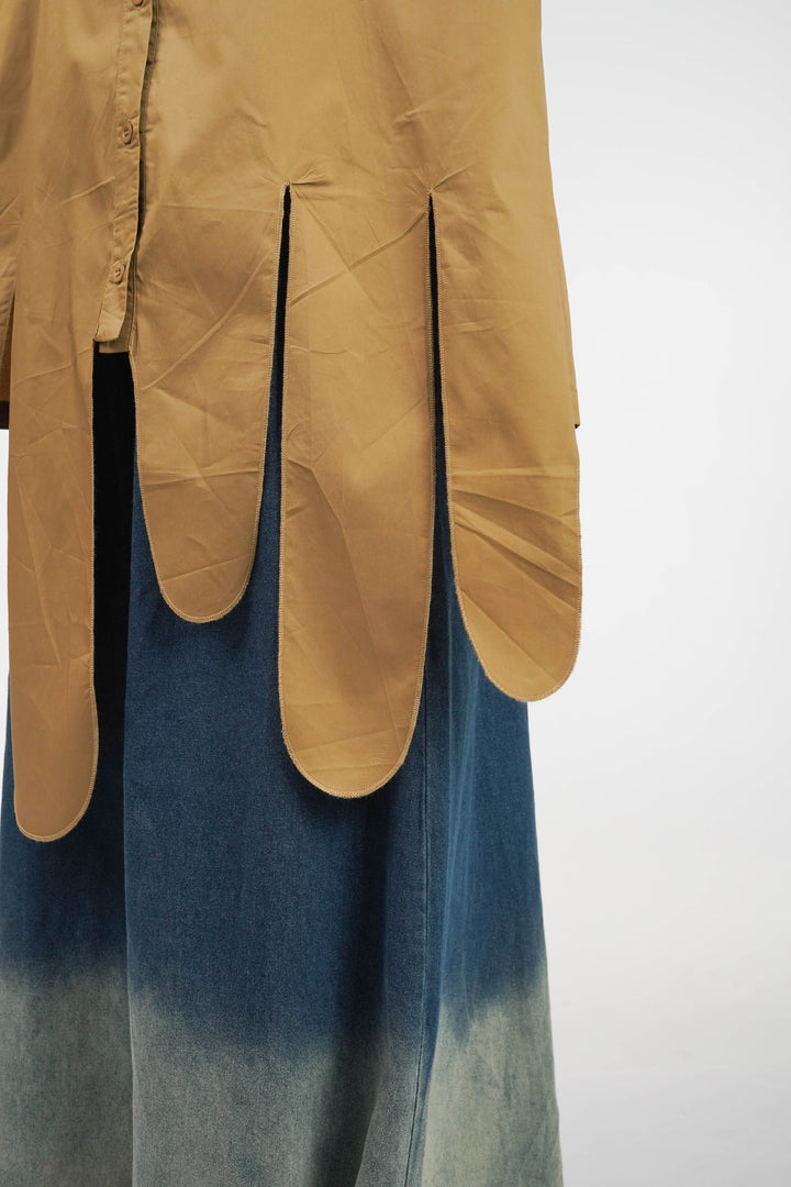 Sand Drift Asymmetric Hem Shirt