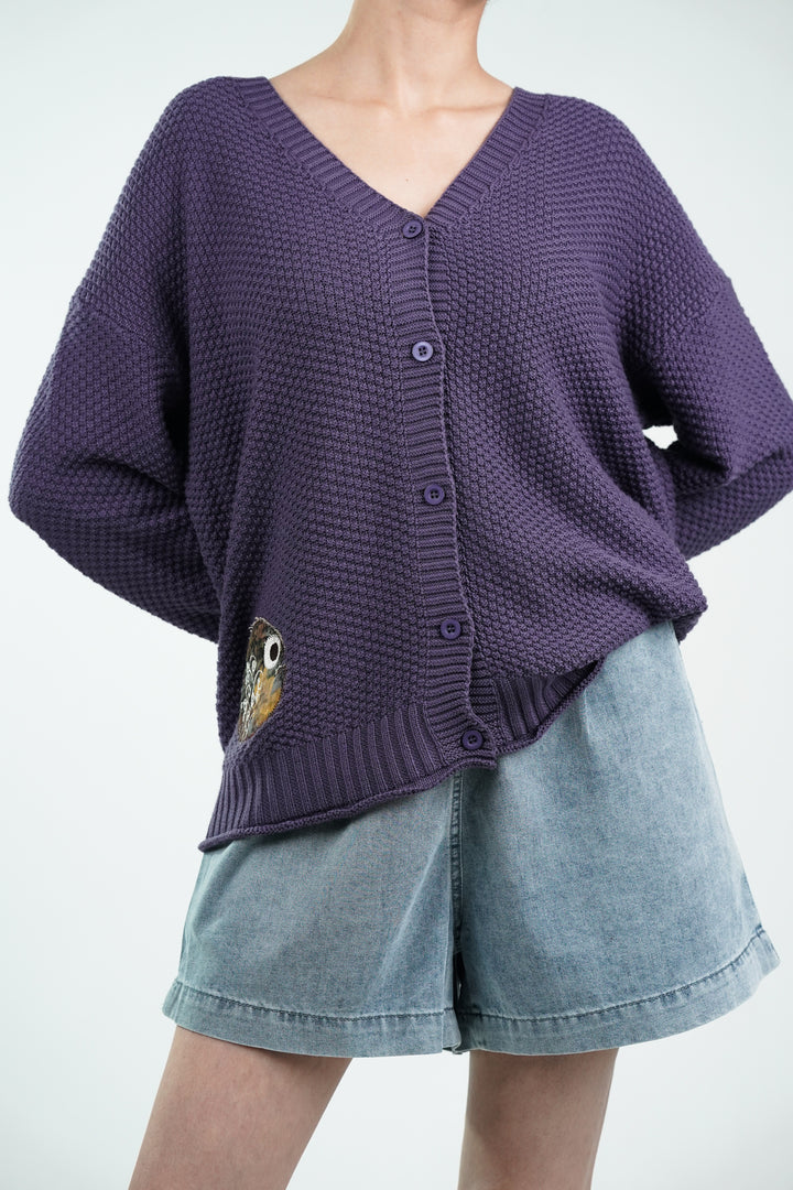 Pansy Buttoned Cardigan