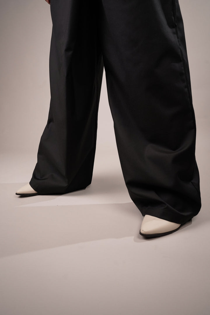 Galactic Black Asymmetrical Pants