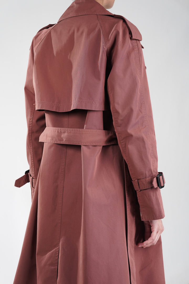 Flamingo Long Trench Coat