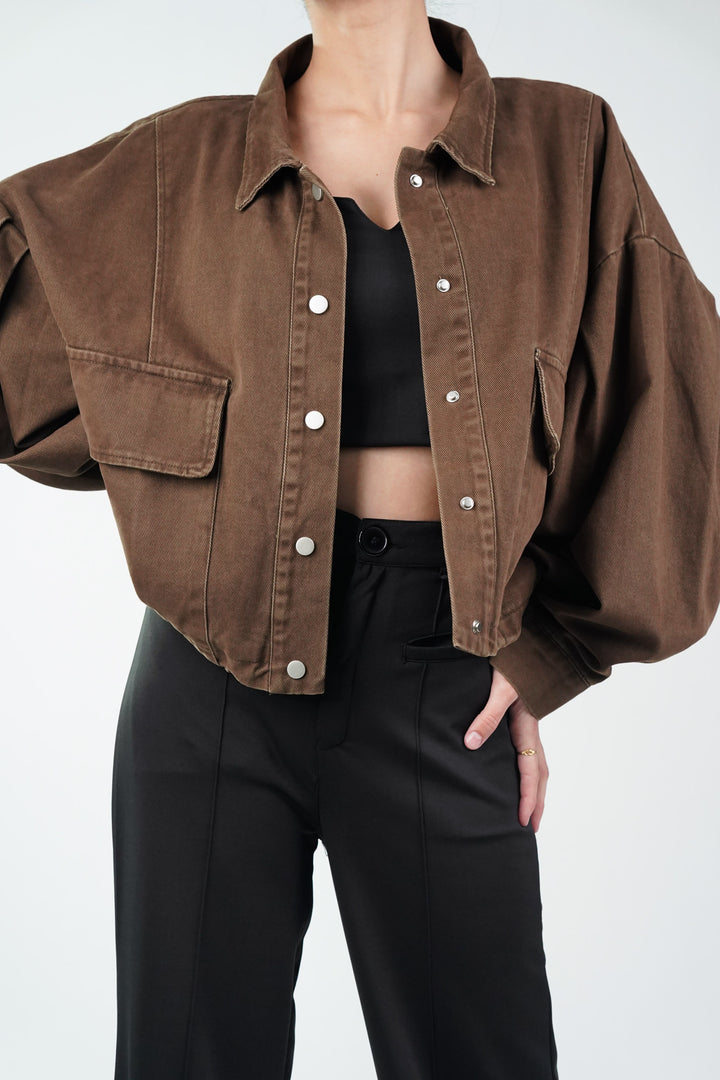 Tawny Toast Oversized Jacket