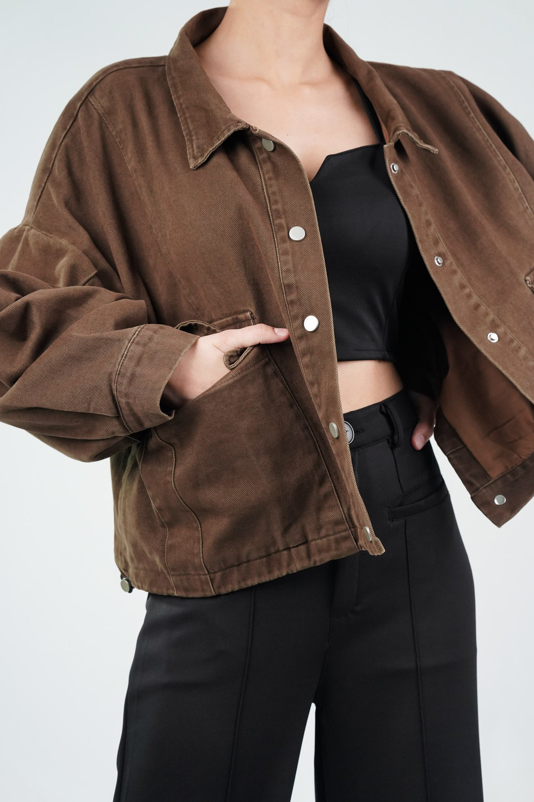 Tawny Toast Oversized Jacket