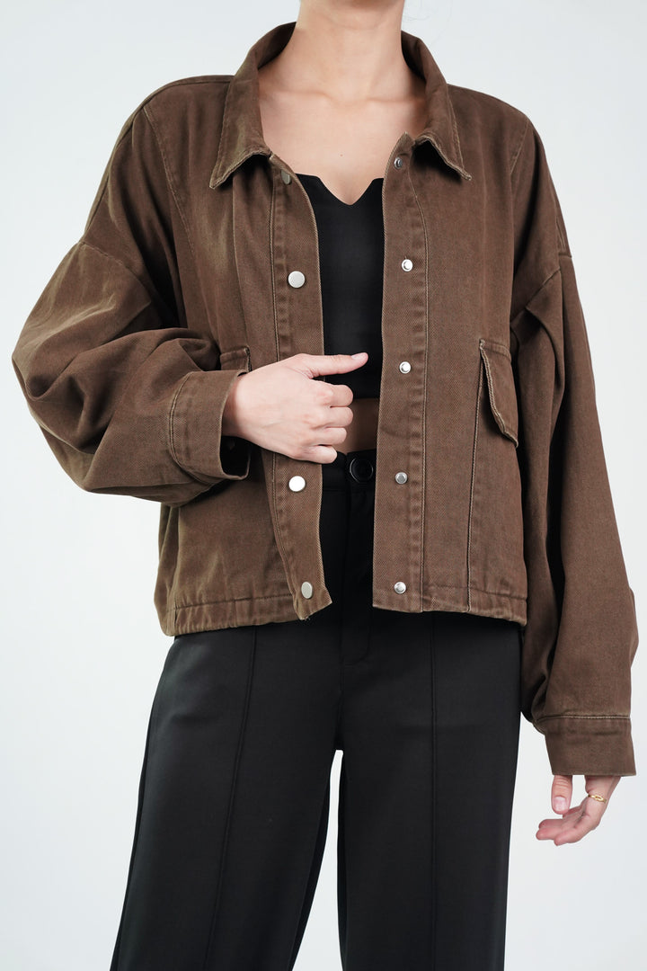 Tawny Toast Oversized Jacket