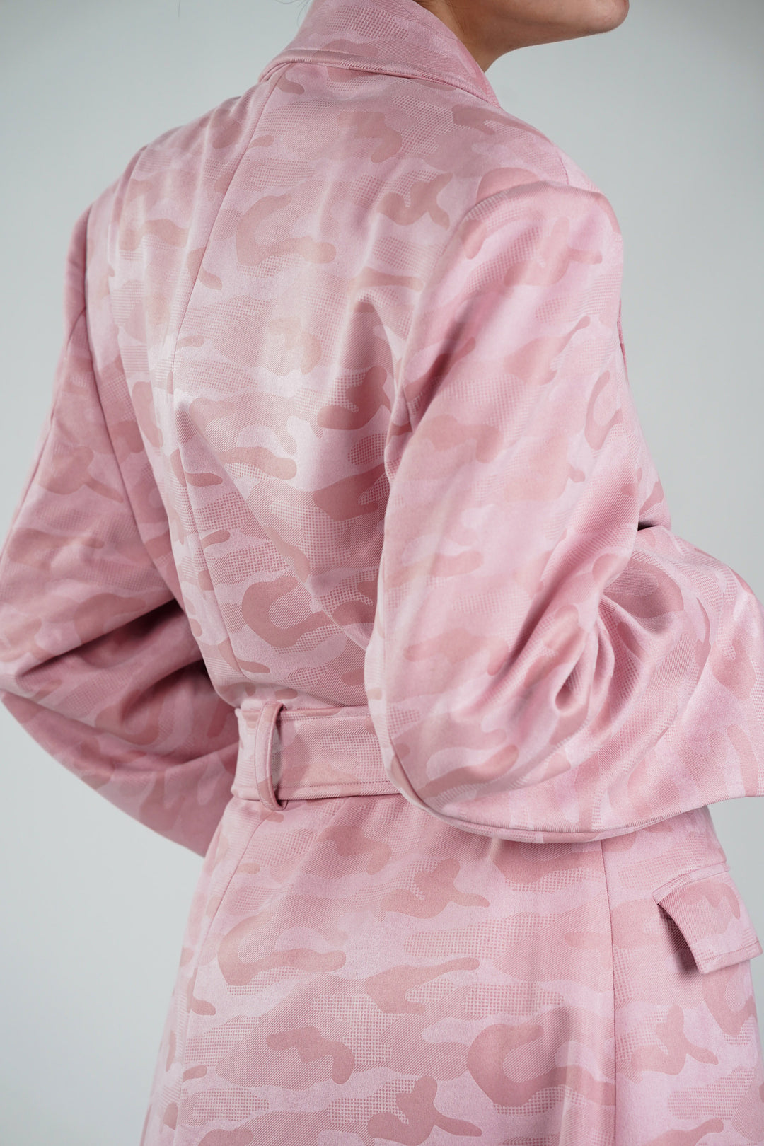 Sakura Camo Trench Coat