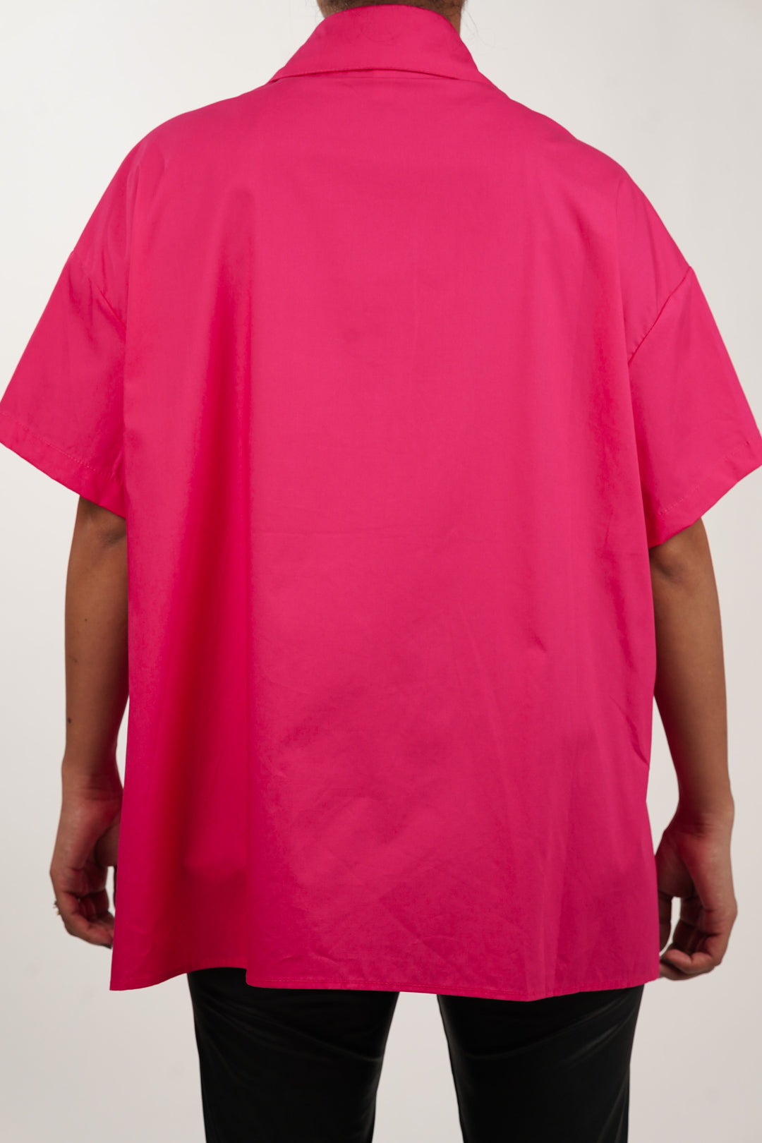 Sparkle Pink Sequin Oversized Shirt