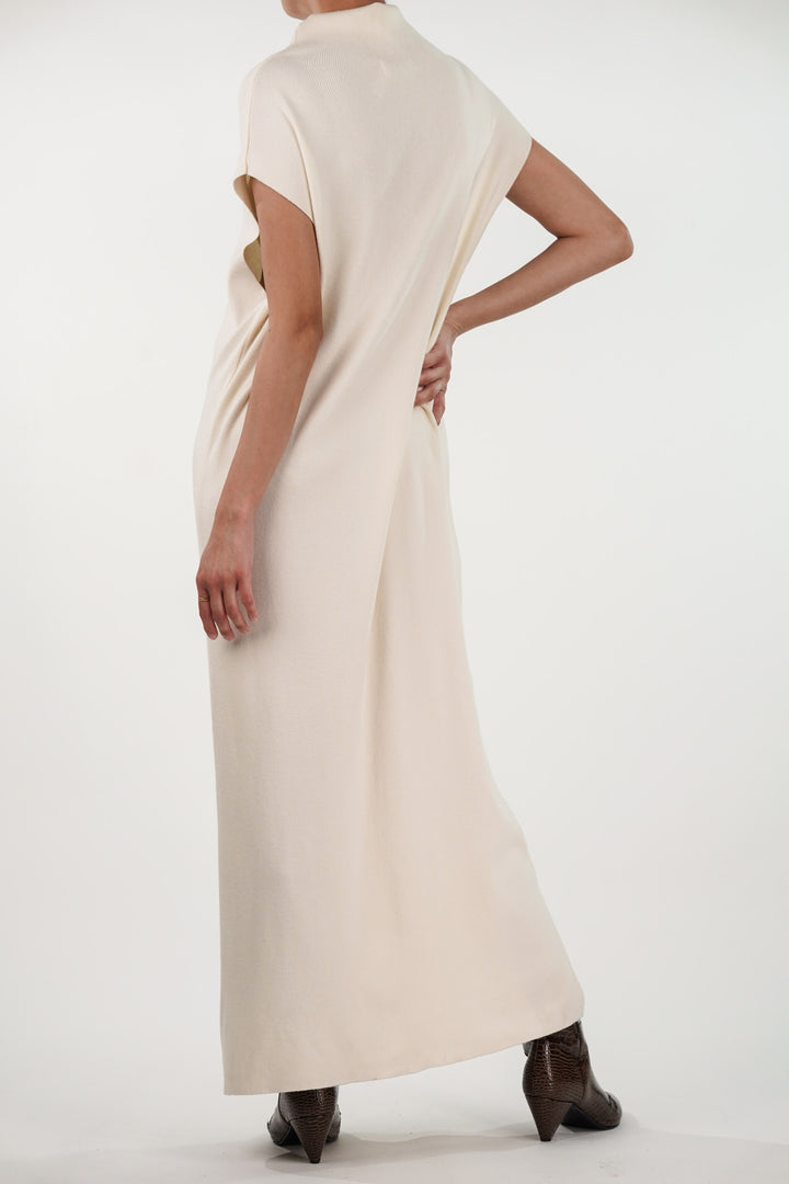 Creamy Vanilla Long Dress