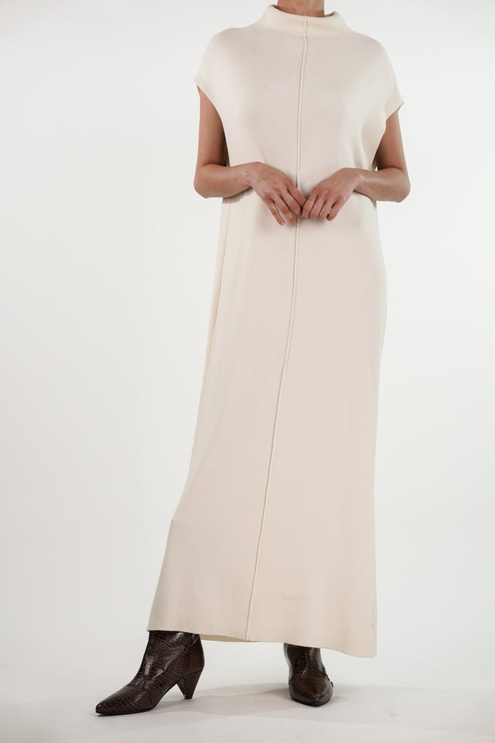 Creamy Vanilla Long Dress