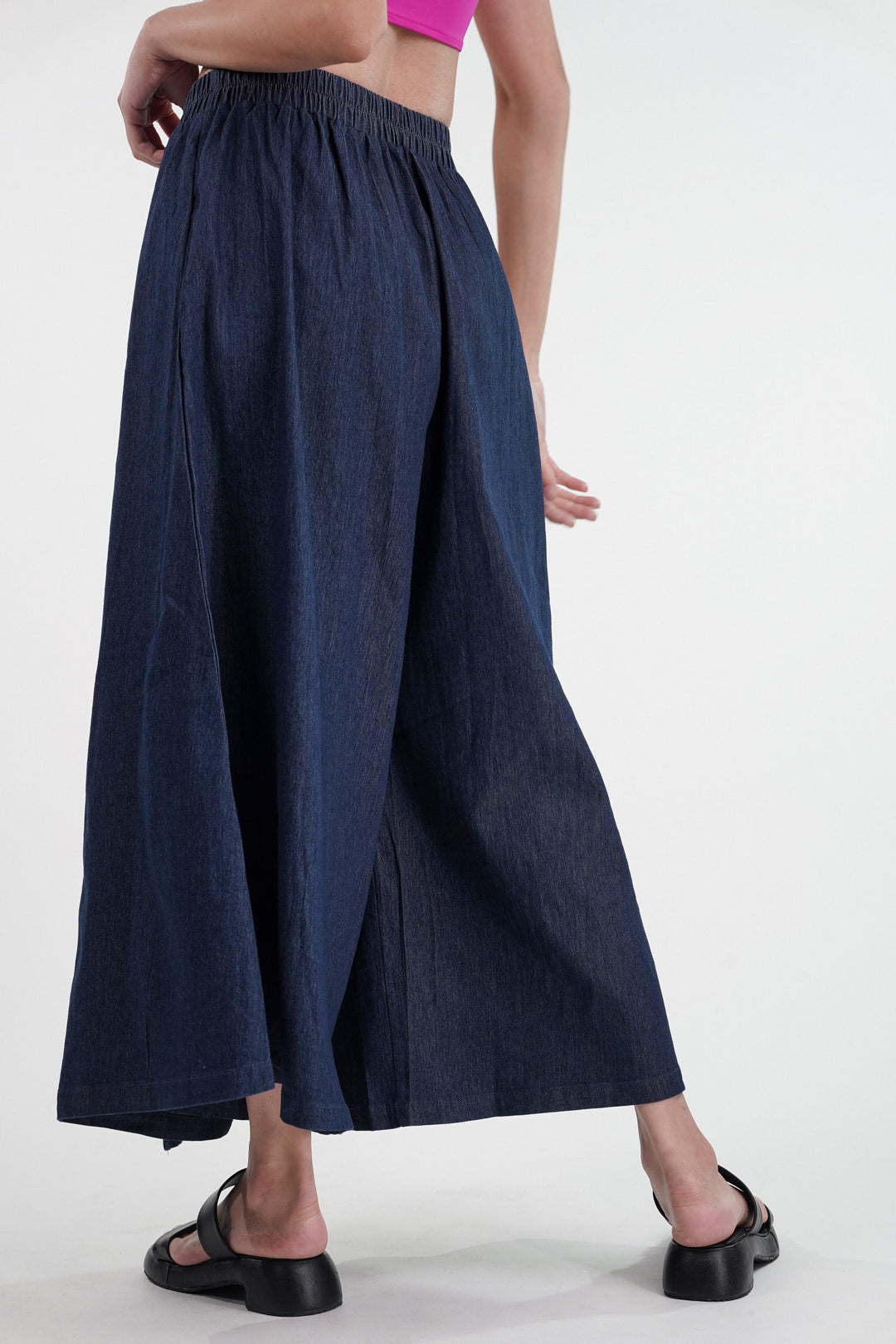 Zip & Switch Denim Skirt