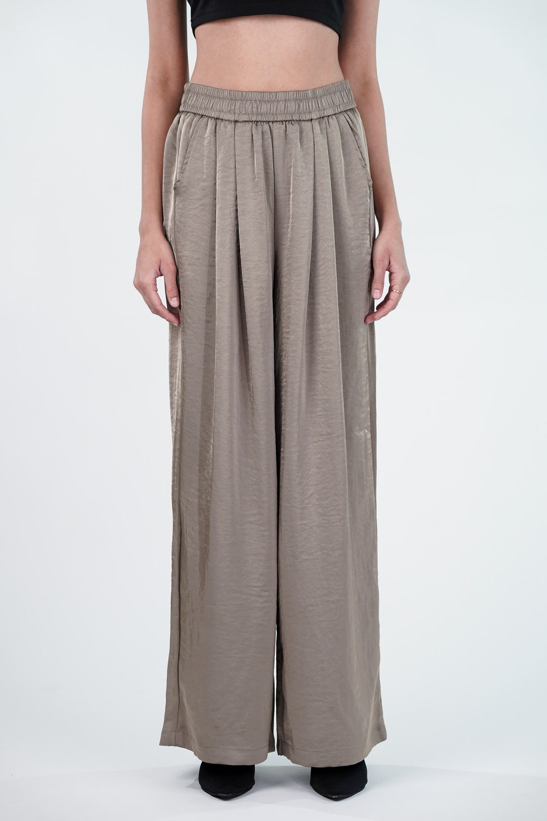 Sway Wide Leg Satin Pants