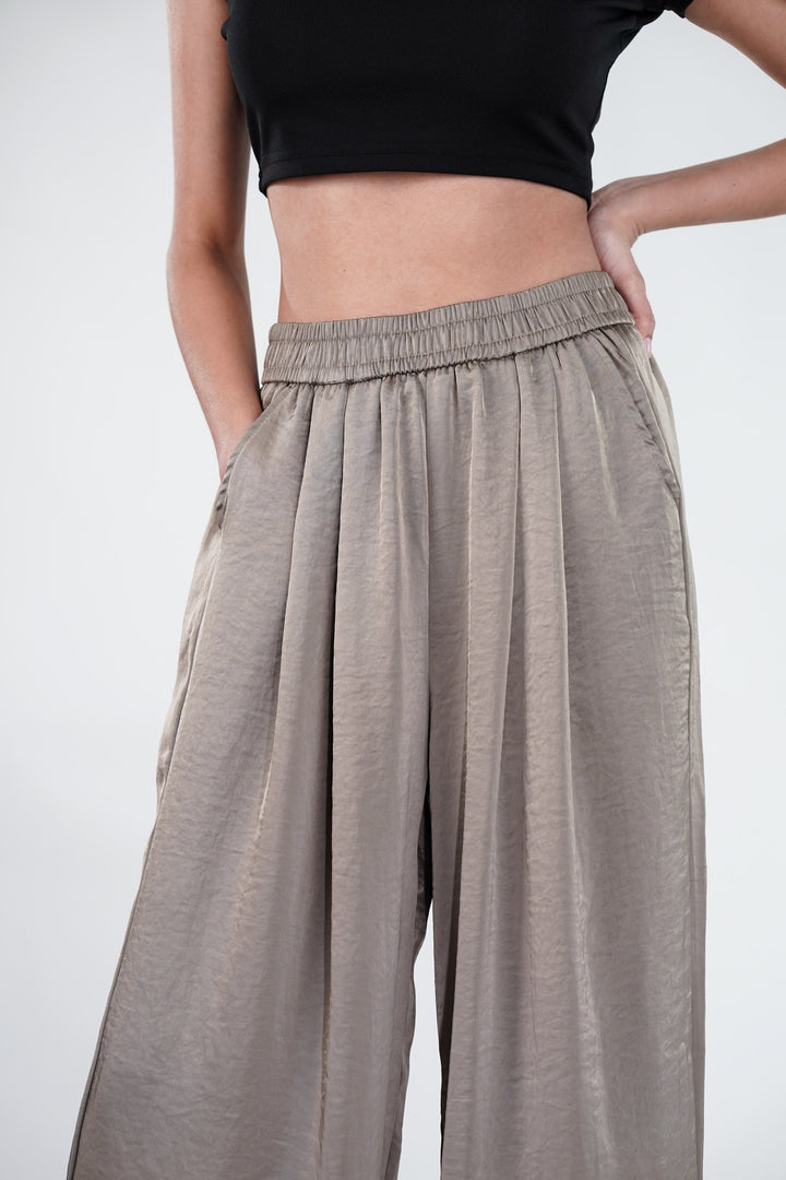 Sway Wide Leg Satin Pants