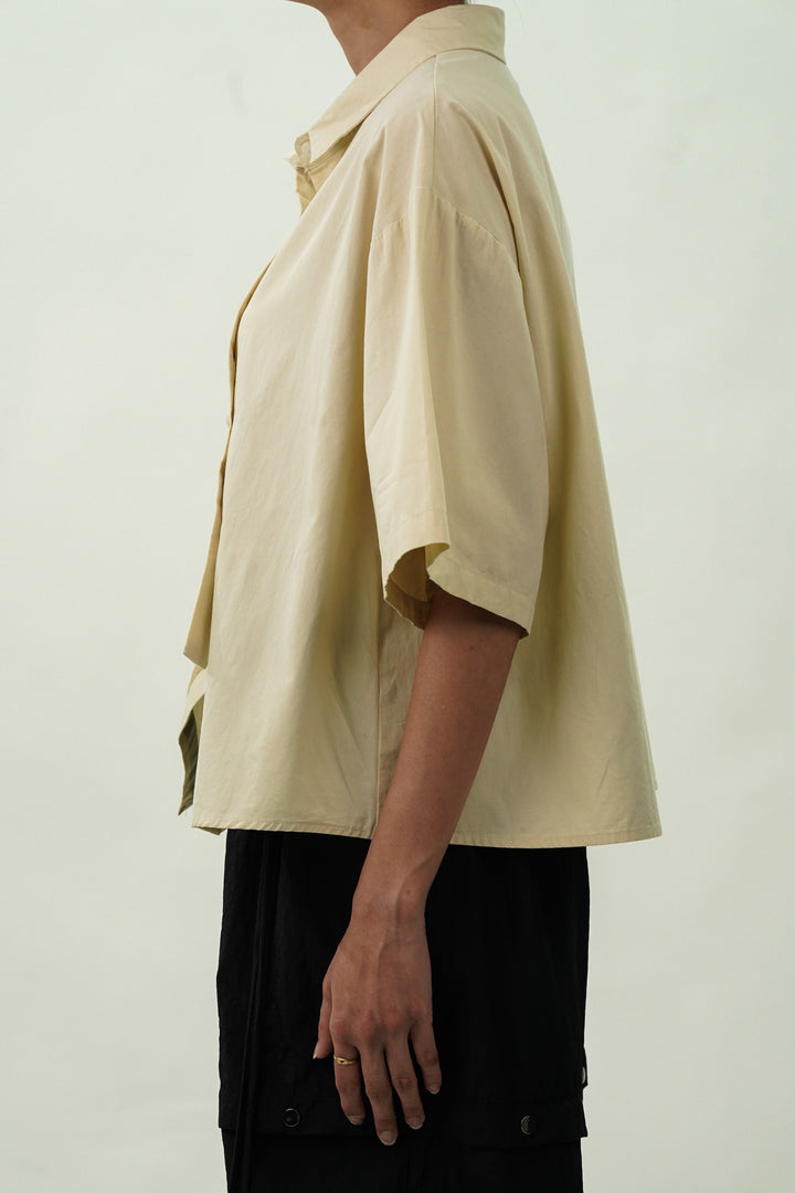 Asymmetrical hemline shirt for women