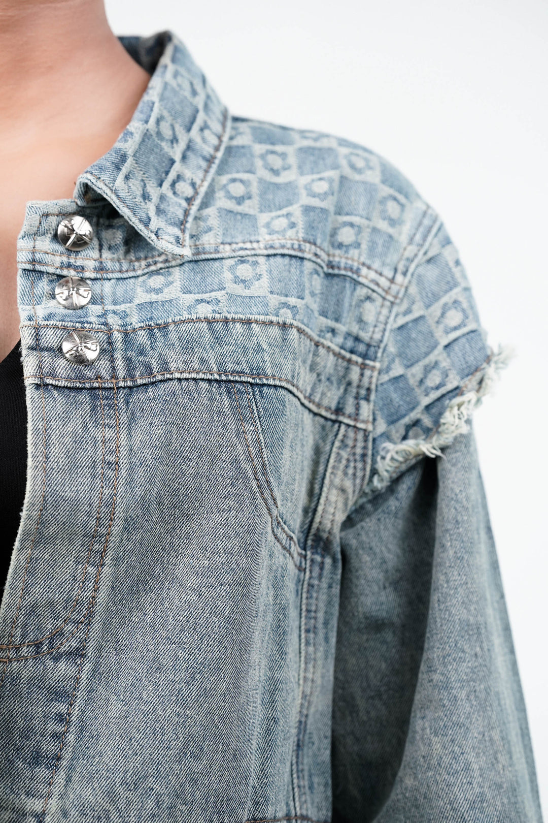 Blue Ridge Triple Button Denim Jacket