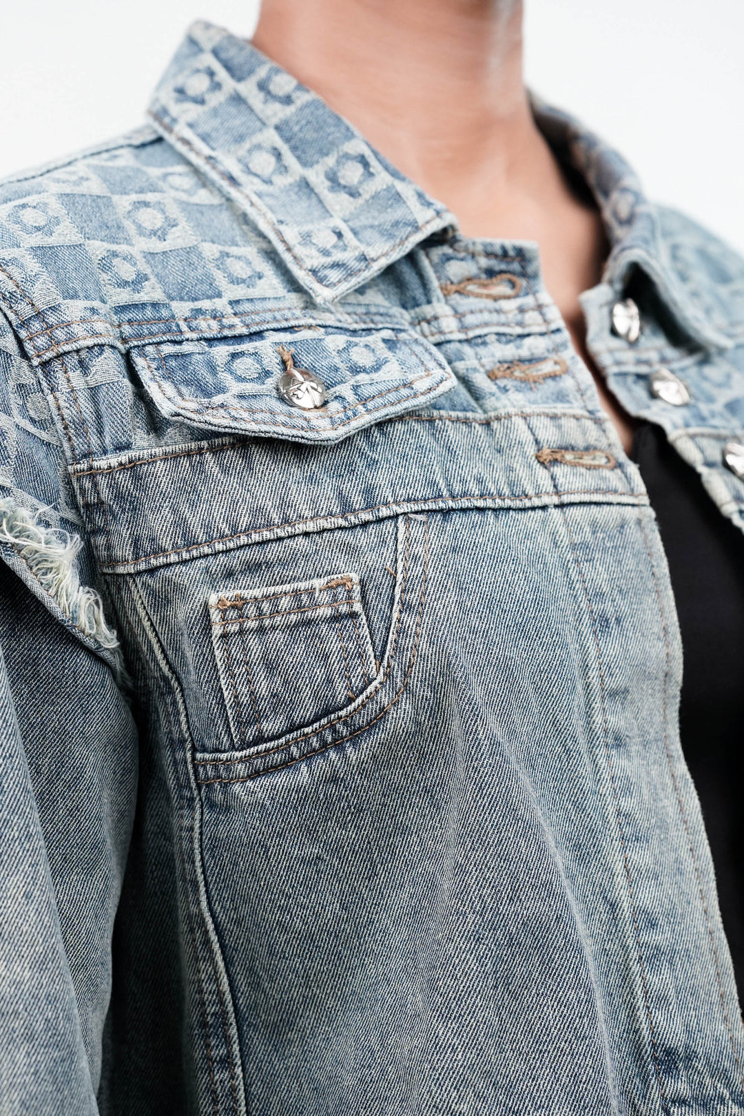 Blue Ridge Triple Button Denim Jacket