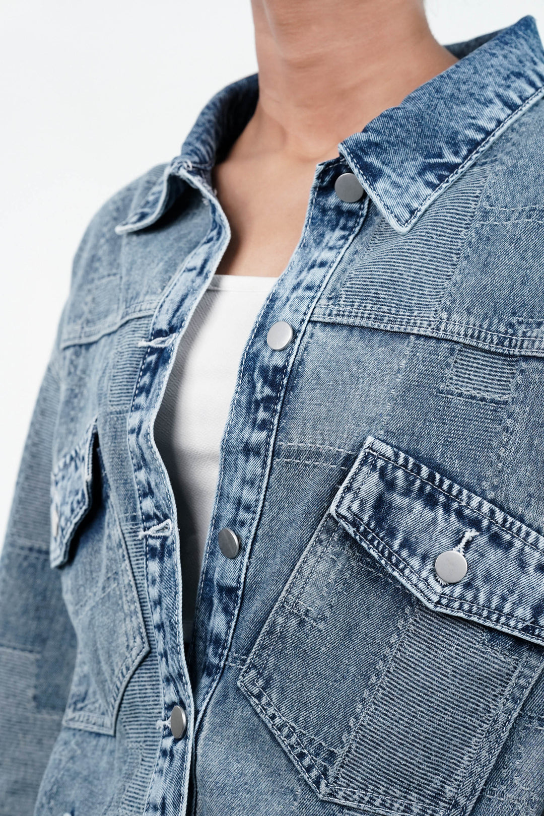 Washed Blue Denim Jacket