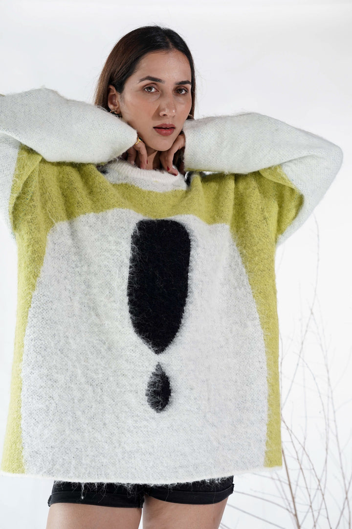 Snowy Cloud Oversized Sweater