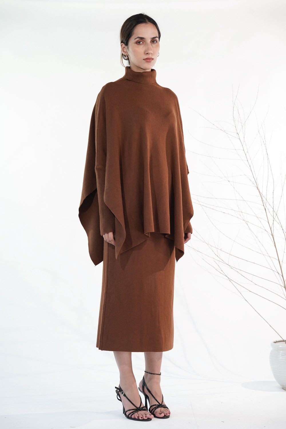 Knitted Kaftan Top and skirt co-ord 