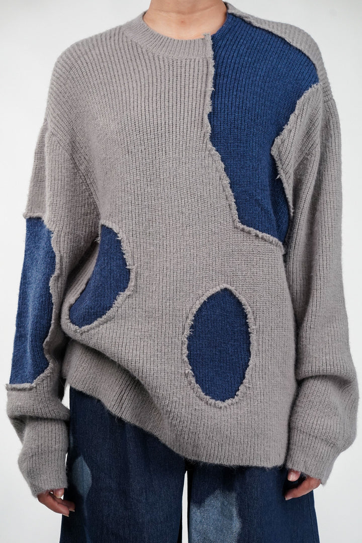 Shadow Sea Patch Sweater