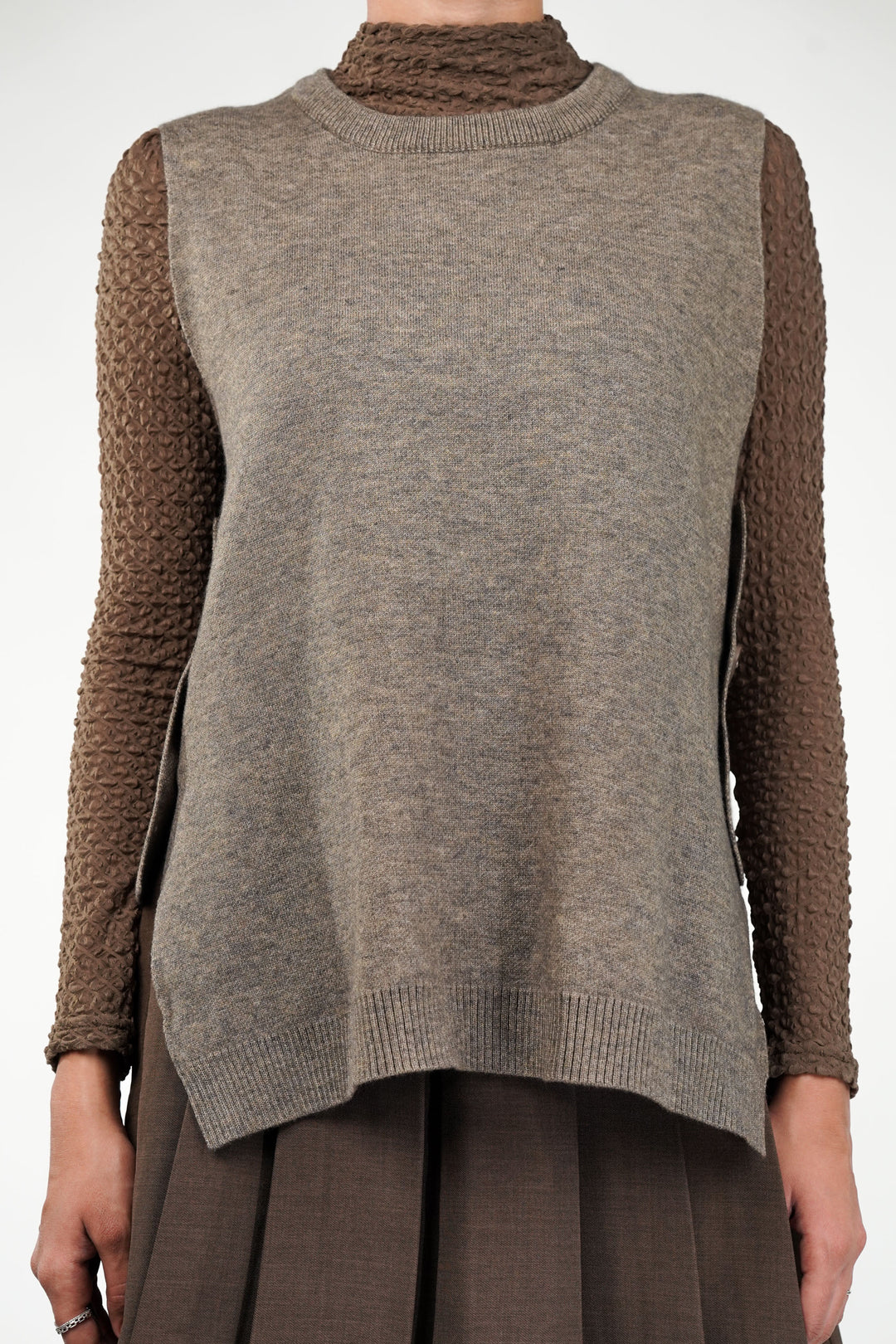 Sage Side Button Knit Sweater