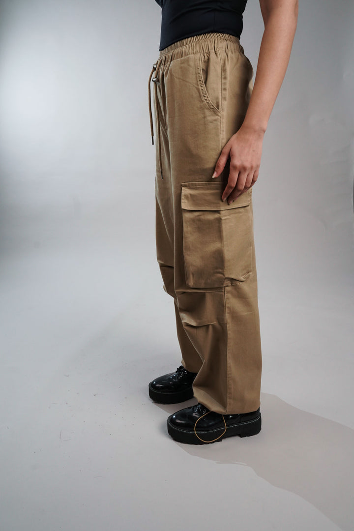 Stylish Casual Cargo Pants with Elasticated Waist