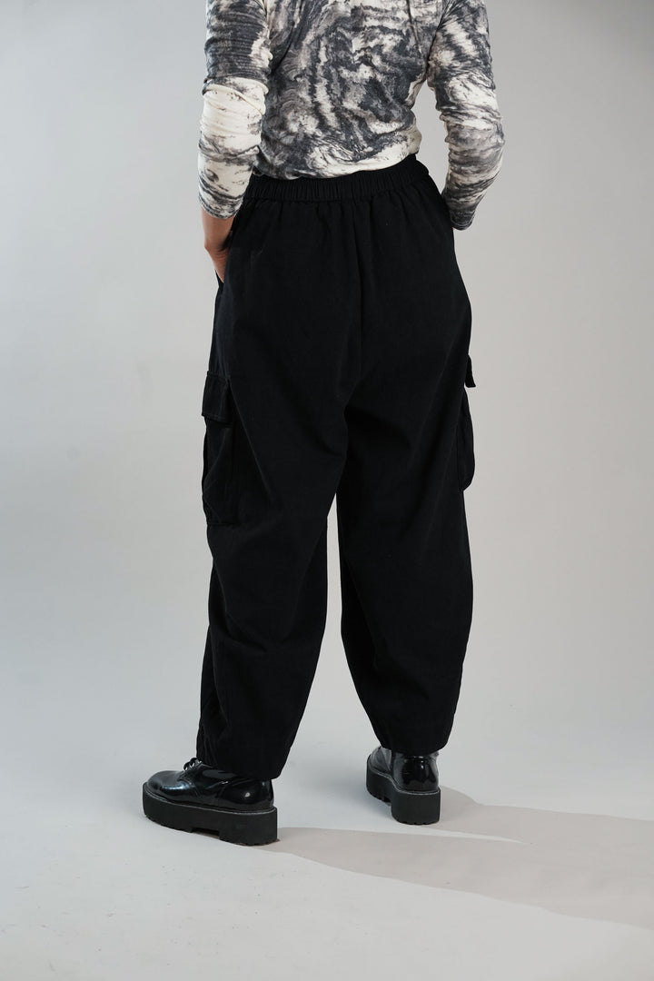 twill fabric cargo pants for women