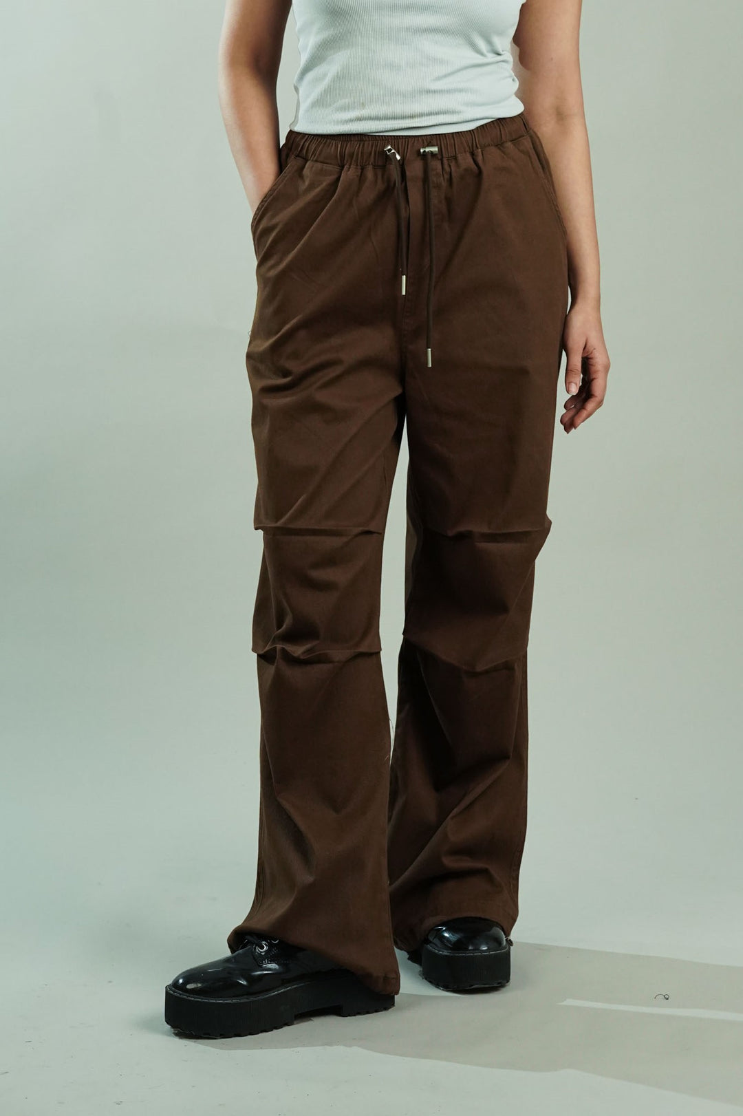 Brown Oversized Trousers