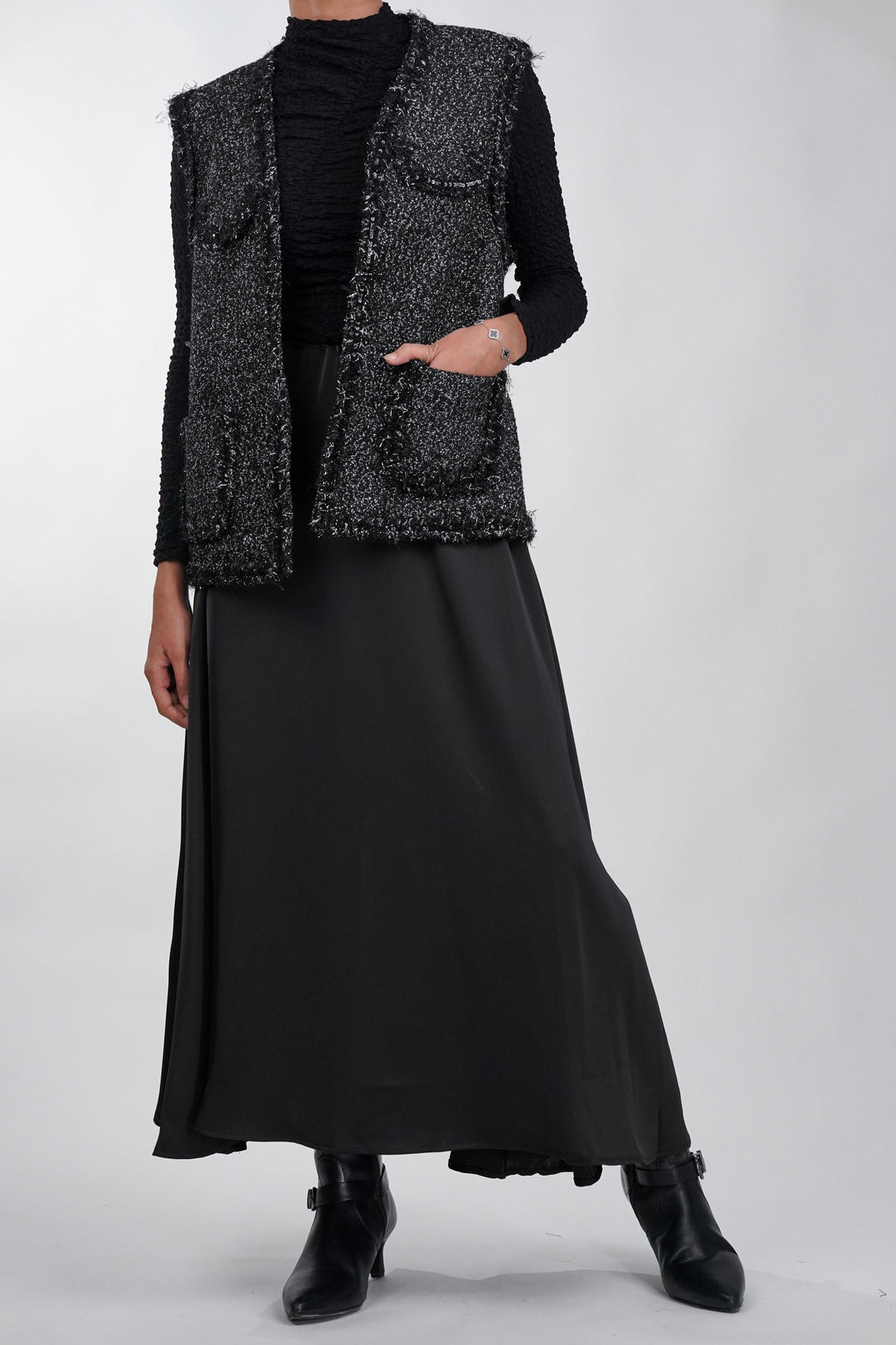 Twinkling  Spark Tweed Blazer