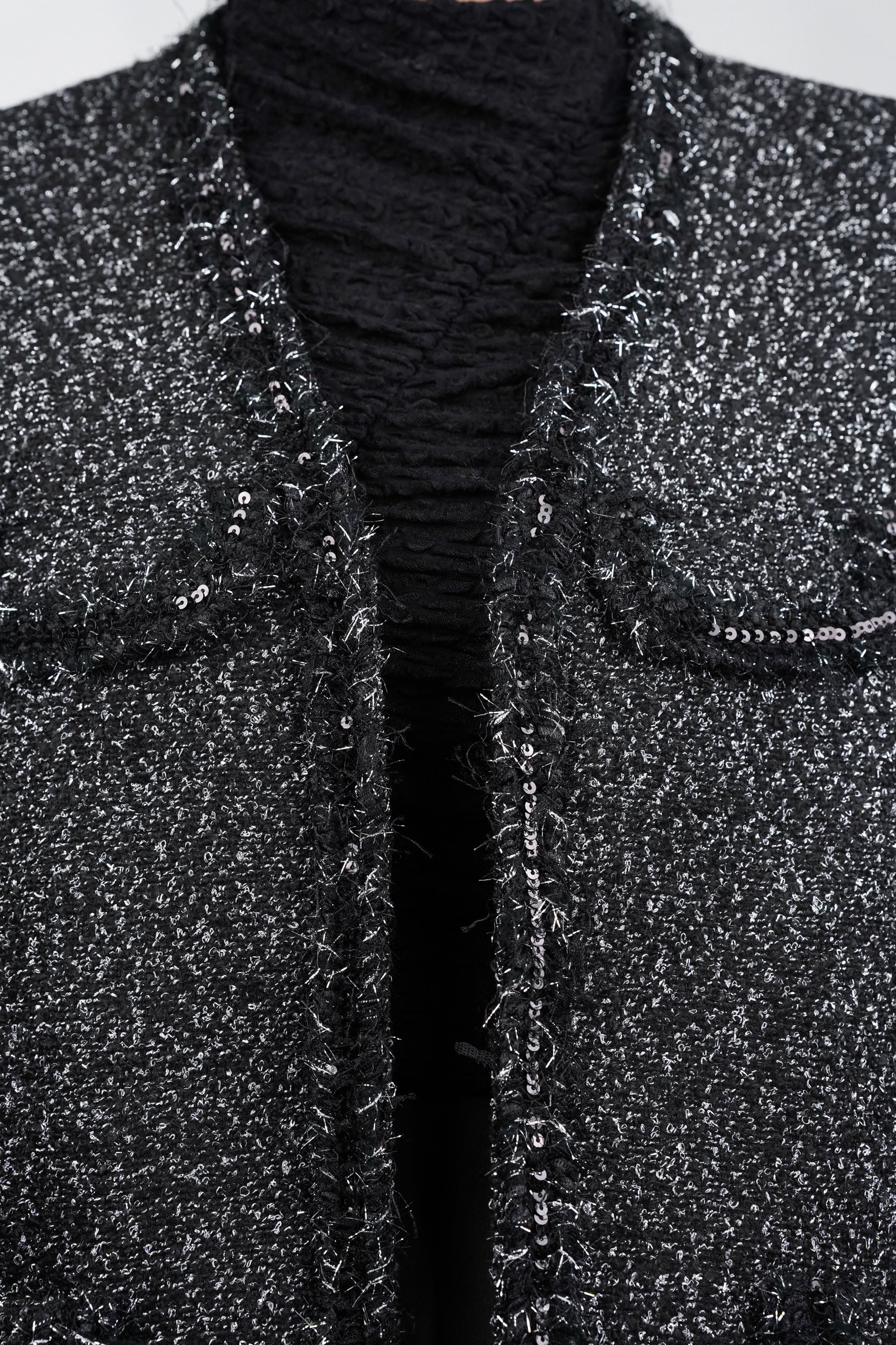 Twinkling Spark Tweed Blazer – Chic & Stylish Outerwear – Nolabels