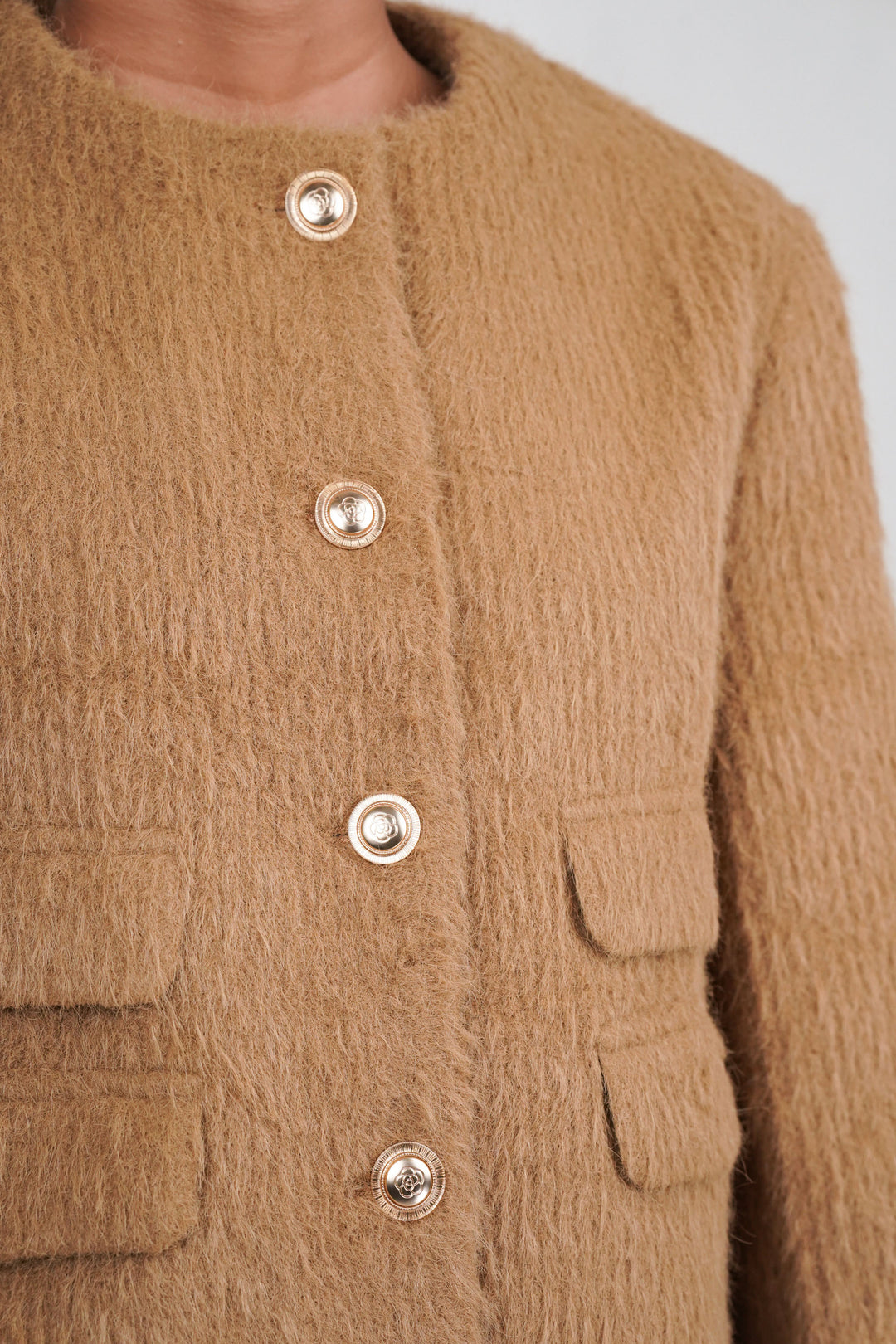 Plush Beige Frost Blazer