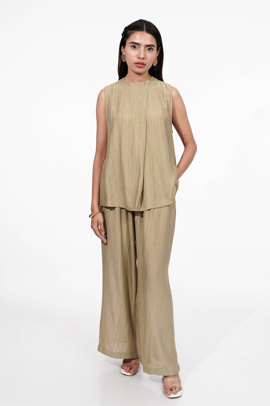 Elegant Women’s Co-ord Set - Luxe Two-Piece Outfit