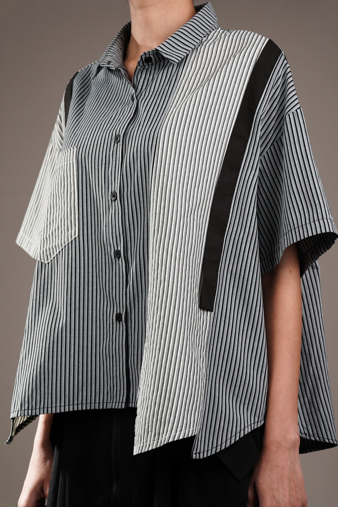 Vertical striped shirts for women