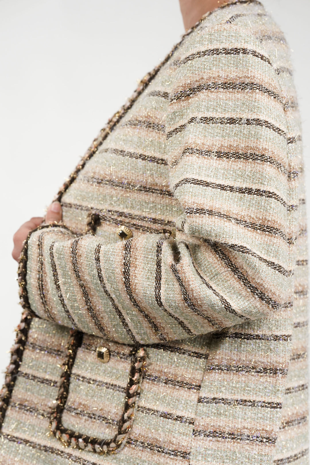 Golden Fern Tweed Blazer