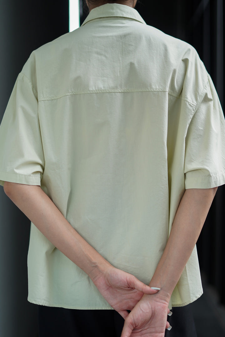 Lime Cream Oversized Shirt